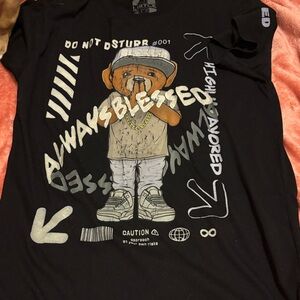 Hustler Hollywood Black Graphic Tee